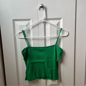 Korean Fashion Green Tank Top